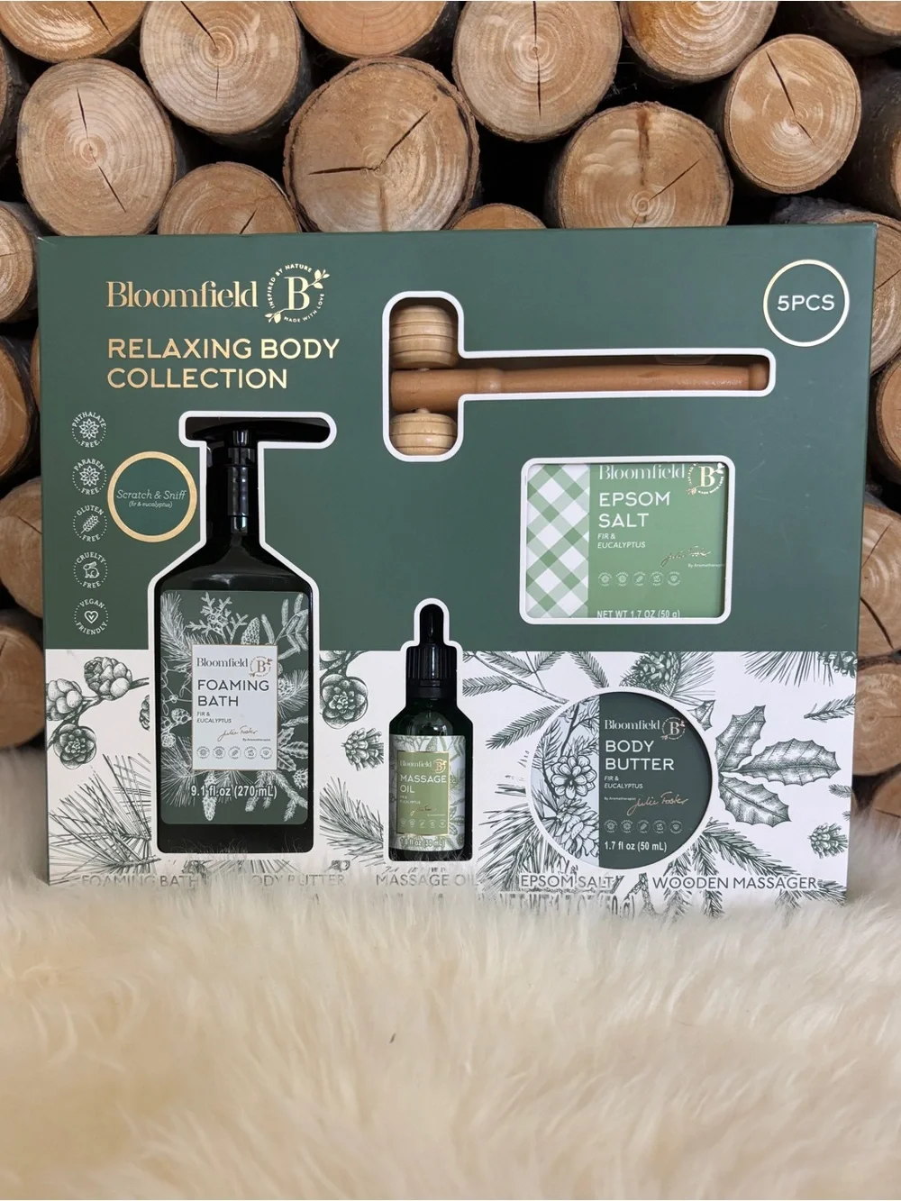Bloomfield Relaxing Body Collection - Fir and Eucalyptus Bath & Body Gift Set